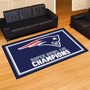 Picture of New England Patriots 5X8 Plush Rug