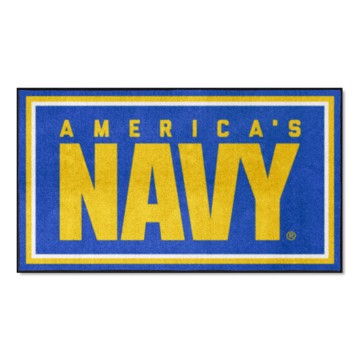 Picture of U.S. Navy 3X5 Plush Rug