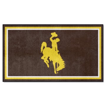 Picture of Wyoming Cowboys 3X5 Plush Rug