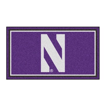 Picture of Northwestern Wildcats 3X5 Plush Rug