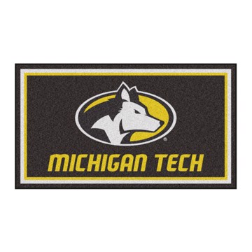 Picture of Michigan Tech Huskies 3X5 Plush Rug
