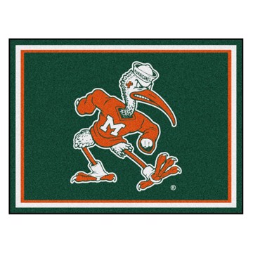 Picture of Miami Hurricanes 8x10 Rug