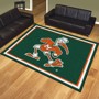 Picture of Miami Hurricanes 8x10 Rug