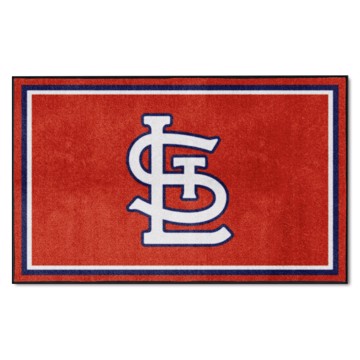 Picture of St. Louis Cardinals 4X6 Plush Rug