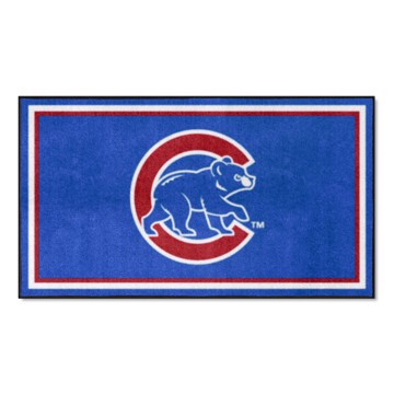Picture of Chicago Cubs 3X5 Plush Rug