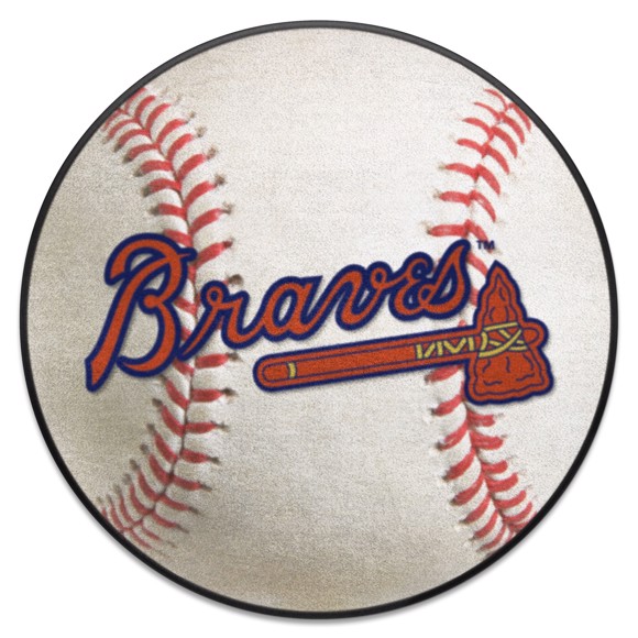 Fanmats  Atlanta Braves Baseball Mat