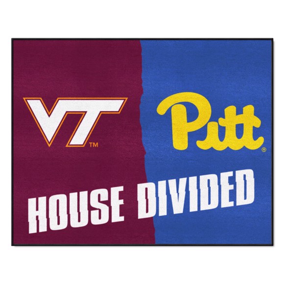 Picture of House Divided - Virginia Tech / Pittsburg House Divided House Divided Mat