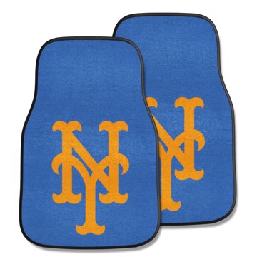 Picture of New York Mets 2-pc Carpet Car Mat Set