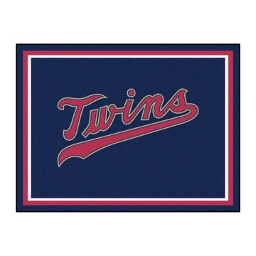 Picture of Minnesota Twins 8X10 Plush Rug