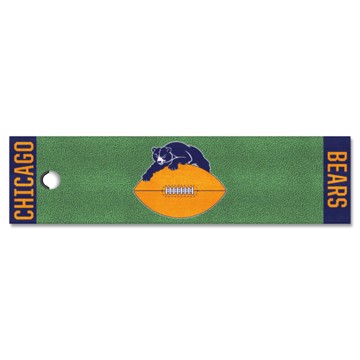 Picture of Chicago Bears Putting Green Mat - Retro Collection