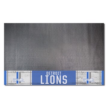 Picture of Detroit Lions Grill Mat - Retro Collection