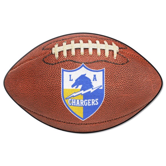 Picture of Los Angeles Chargers Football Mat - Retro Collection