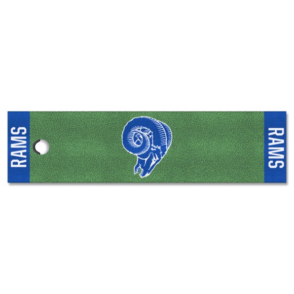 Picture of Los Angeles Rams Putting Green Mat - Retro Collection