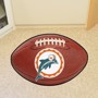 Picture of Miami Dolphins Football Mat - Retro Collection