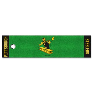 Picture of Pittsburgh Steelers Putting Green Mat - Retro Collection