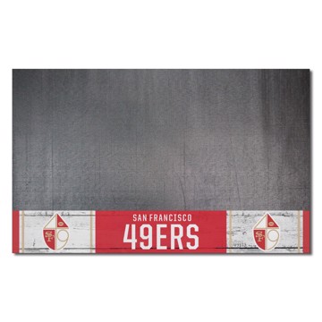 Picture of San Francisco 49ers Grill Mat - Retro Collection