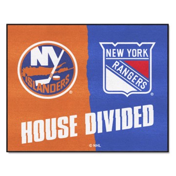 Picture of NHL House Divided - New York Islanders / New York Rangers House Divided Mat