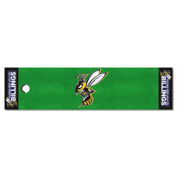 Picture of Montana State Billings Yellow Jackets Putting Green Mat