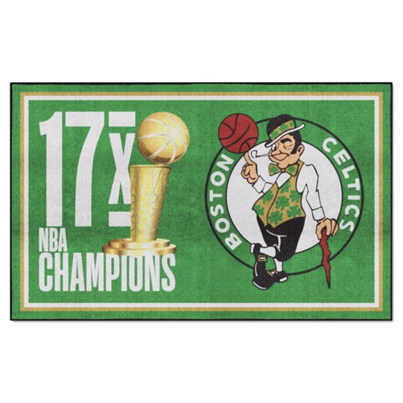 Picture of Boston Celtics 5X8 Plush
