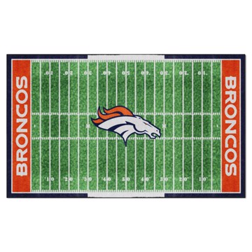 Picture of Denver Broncos 6X10 Plush Rug