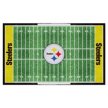 Picture of Pittsburgh Steelers 6X10 Plush Rug