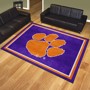 Picture of Clemson Tigers 8X10 Plush Rug