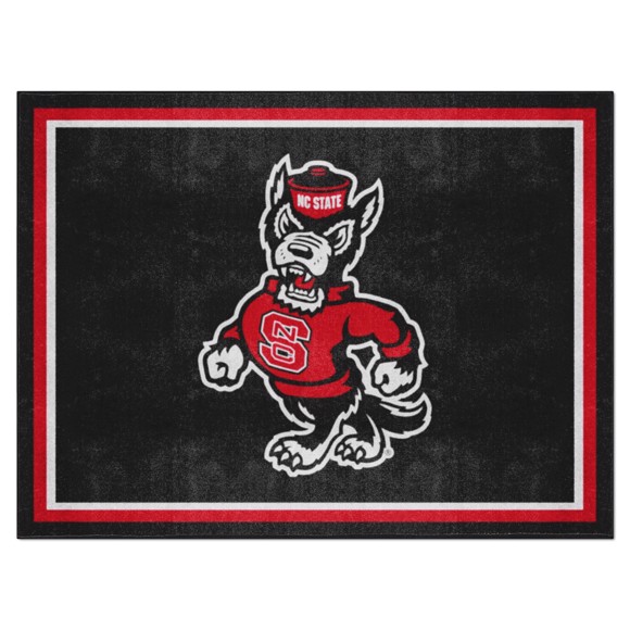 Picture of NC State Wolfpack 8X10 Plush Rug