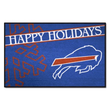 Picture of Buffalo Bills Happy Holidays Starter Mat