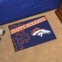 Picture of Denver Broncos Happy Holidays Starter Mat