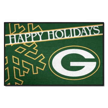 Picture of Green Bay Packers Happy Holidays Starter Mat