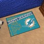 Picture of Miami Dolphins Happy Holidays Starter Mat