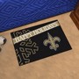 Picture of New Orleans Saints Happy Holidays Starter Mat