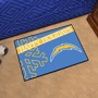 Picture of Los Angeles Chargers Happy Holidays Starter Mat
