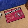 Picture of San Francisco 49ers Happy Holidays Starter Mat