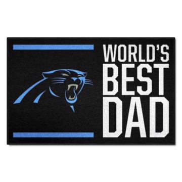 Picture of Carolina Panthers World's Best Dad Starter Mat