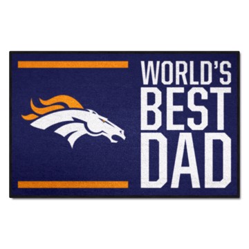 Picture of Denver Broncos World's Best Dad Starter Mat