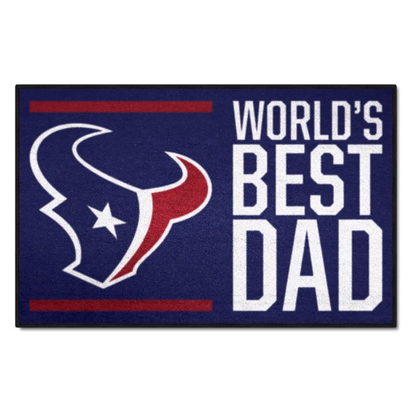 Picture of Houston Texans World's Best Dad Starter Mat