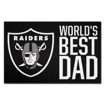 Picture of Las Vegas Raiders World's Best Dad Starter Mat
