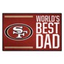 Picture of San Francisco 49ers World's Best Dad Starter Mat