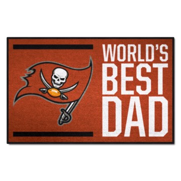 Picture of Tampa Bay Buccaneers World's Best Dad Starter Mat