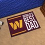 Picture of Washington Commanders World's Best Dad Starter Mat