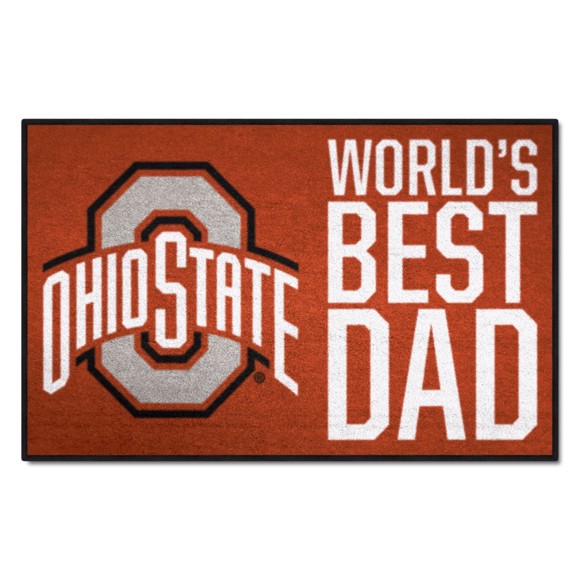 Picture of Ohio State Buckeyes Starter Mat - World's Best Dad