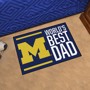 Picture of Michigan Wolverines Starter Mat - World's Best Dad