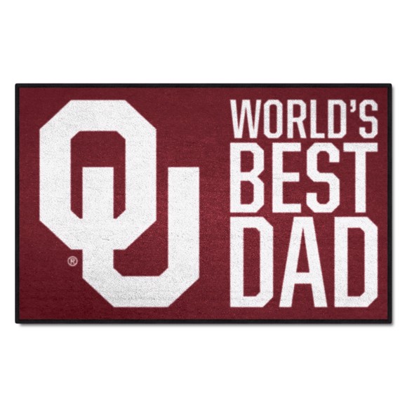 Picture of Oklahoma Sooners Starter Mat - World's Best Dad