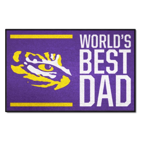 Picture of LSU Tigers Starter Mat - World's Best Dad