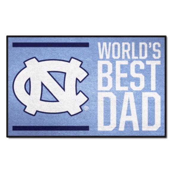 Picture of North Carolina Tar Heels Starter Mat - World's Best Dad
