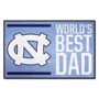 Picture of North Carolina Tar Heels Starter Mat - World's Best Dad