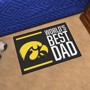 Picture of Iowa Hawkeyes Starter Mat - World's Best Dad