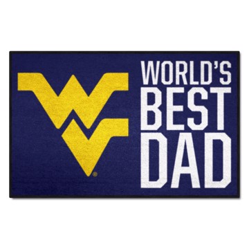 Picture of West Virginia Mountaineers Starter Mat - World's Best Dad