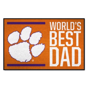 Picture of Clemson Tigers Starter Mat - World's Best Dad